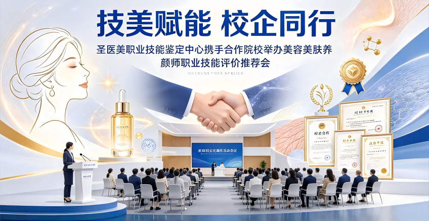 技美赋能 校企同行｜圣医美职业技能鉴定中心携手合作院校举办美容美肤养颜师职业技能评价推荐会